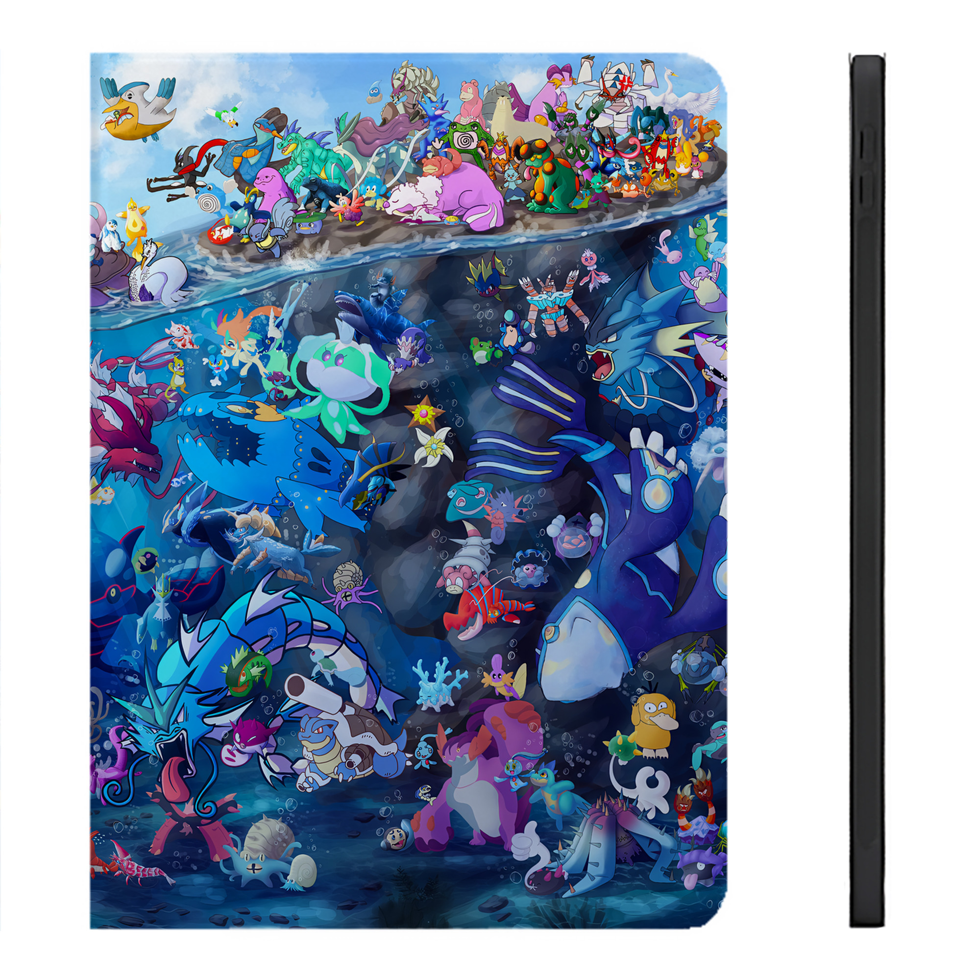 （画像用） ポケットモンスター Pokémon IPadケース ペンホルダー付き ブックスタイルデザイン